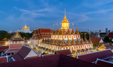 HiveSters runs a tour of Bangkok Old Town, featuring the, pictured, Wat Ratchanadda temple.