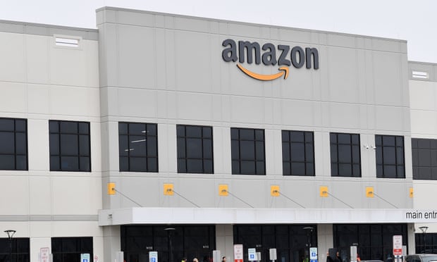 Amazon’s Staten Island. Strikes demand the 855,000 sq ft facility close.