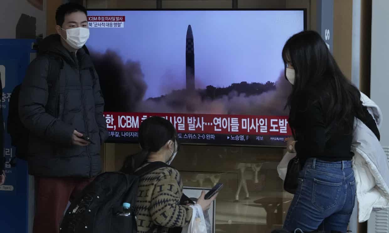 N Korea launches noew intercontinental missile