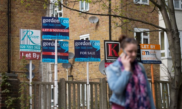 Estate agents’ for sale boards