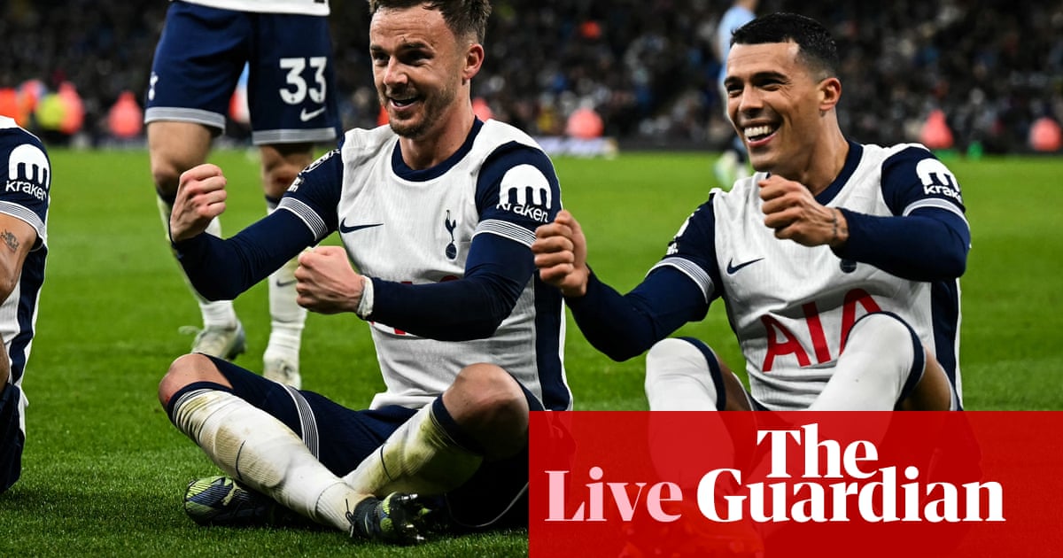 Manchester City 0-4 Tottenham: Premier League – as it happened