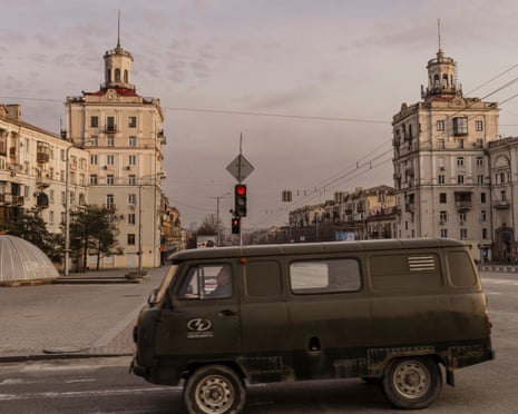 Sobornyi Avenue is the principal avenue in the center of Zaporizhzhia, Ukraine as seen in this photograph from 2024.