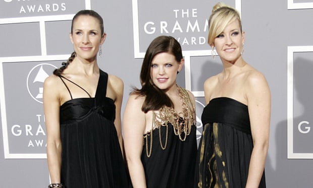 The Dixie Chicks at the Grammys in 2007; while they won an award, their core audience had turned against them. 