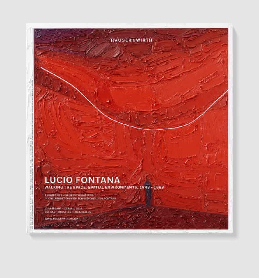 Simon Linke’s Lucio Fontana at Hauser & Wirth, 2021