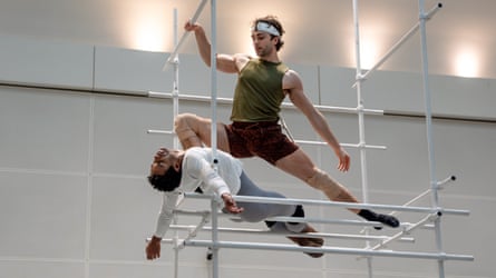 'It’s scary!’ … Marcelino Sambé, left, and Mathew Ball rehearsing Pierrot Lunaire.