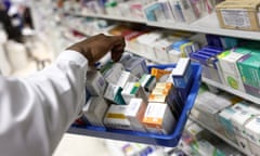 Drugs From European Pharmaceuticals Companies As Stocks Outperformed The Stoxx 600 Index By 1.2 percentage Points<br>A pharmacist collects medications for prescriptions at a pharmacy in London, U.K., on Monday, Dec. 14, 2015. European pharmaceuticals stocks in 2015 have outperformed the Stoxx 600 Index by 1.2 percentage points in U.S. dollar terms. Photographer: Simon Dawson/Bloomberg via Getty Images