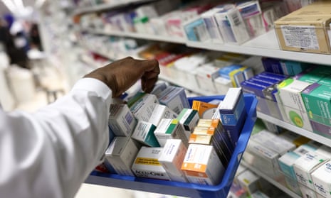 There were 111 drugs on a shortages list on 30 October last year and 96 on 18 December.