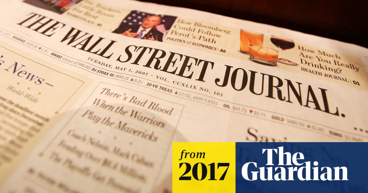 Seneste nyt Sightseeing fætter Wall Street Journal stops publishing Asian and European print editions | Wall  Street Journal | The Guardian