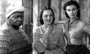 Hattie McDaniel, Olivia de Havilland and Vivien Leigh in Gone With the Wind.