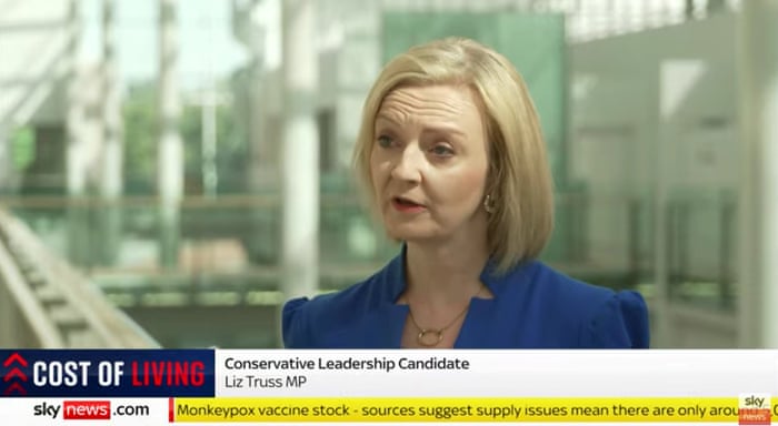 Liz Truss on Sky News