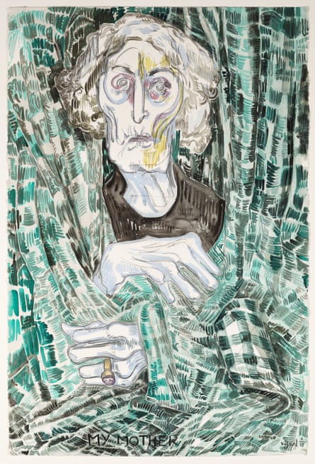 Eyes of hate … My Mother, 2019, by Vanessa Baird.