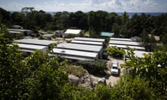 Nibok refugee settlement on Nauru.