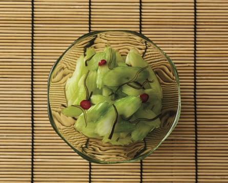 Celery asazuke from the Japanese Art of Pickling and Fermenting