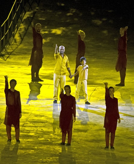 Kahn at the opening ceremony at the London 2012 Olympic Games in 2012.