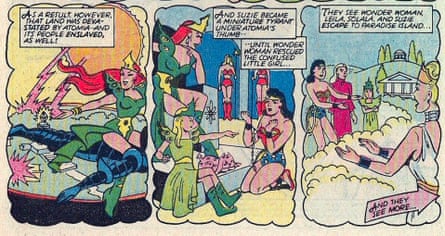 A page from The Legend of Wonder Woman, No 3, DC Comics, 1986, by Rina Robbins