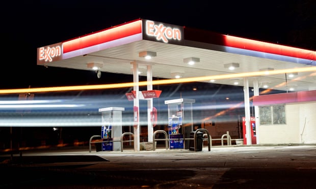 An Exxon gas station in Washington, DC.