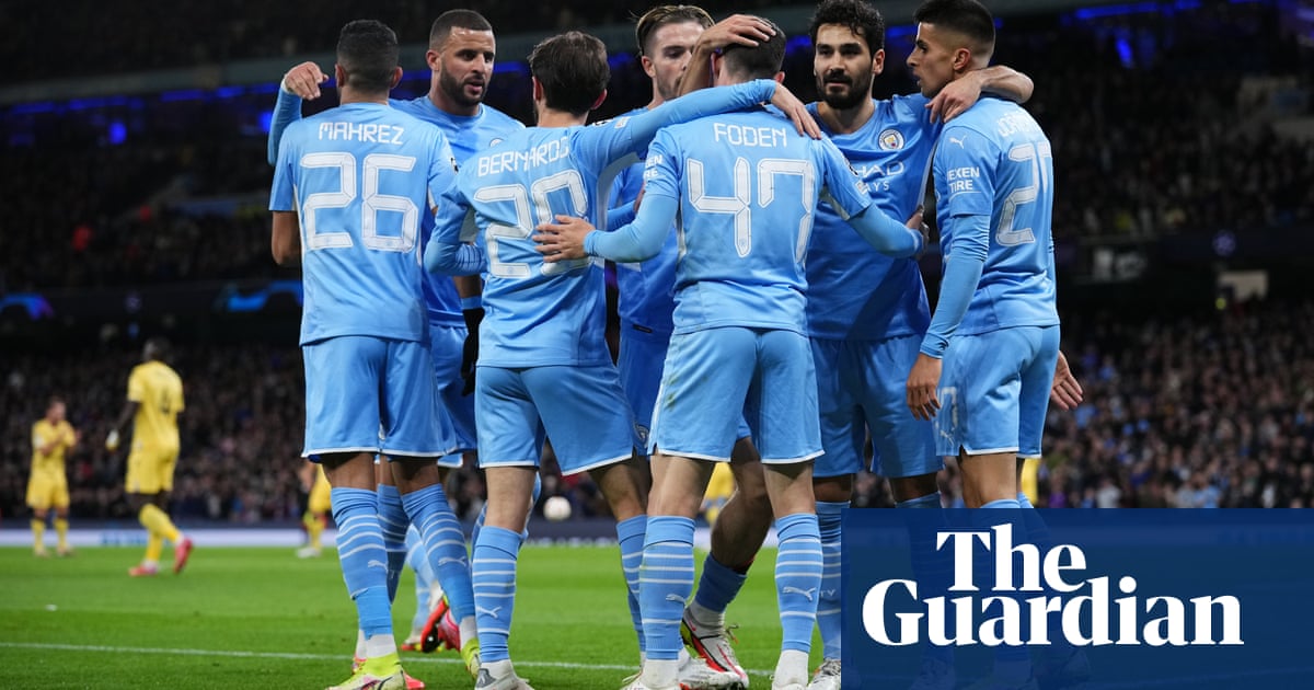 João Cancelo’s hat-trick of assists pulls Manchester City away from Club Brugge