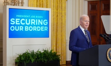 Joe Biden<br>President Joe Biden speaks about an executive order in the East Room at the White House in Washington, Tuesday, June 4, 2024. Biden unveiled plans to enact immediate significant restrictions on migrants seeking asylum at the U.S.-Mexico border as the White House tries to neutralize immigration as a political liability ahead of the November elections. (AP Photo/Alex Brandon)
