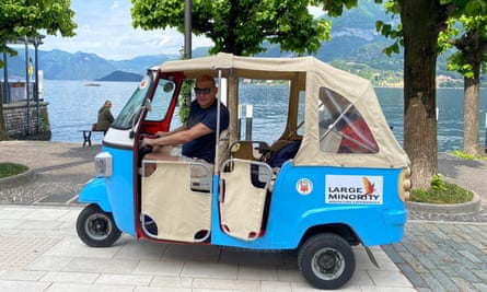 The writer takes a pit stop on Lake Como.