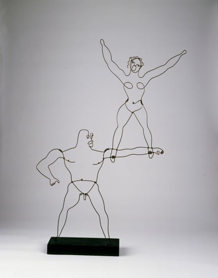 Two Acrobats, 1929 by Alexander Calder.