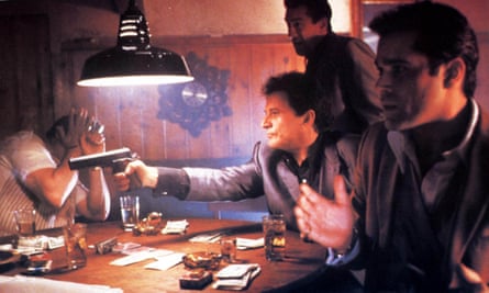 Horrific violence … Goodfellas, 1990, with Joe Pesci, Robert De Niro and Ray Liotta.