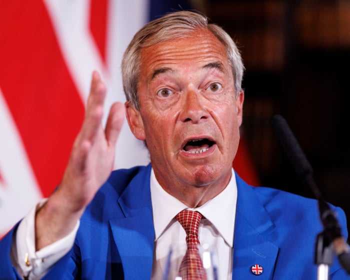 Farage admits he discussed returning as Reform leader months earlier than previously stated — image supplied by The Guardian UK's feed