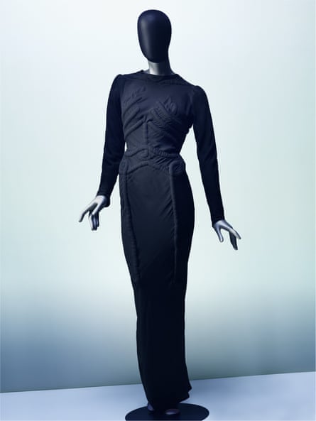 Black dress on mannequin