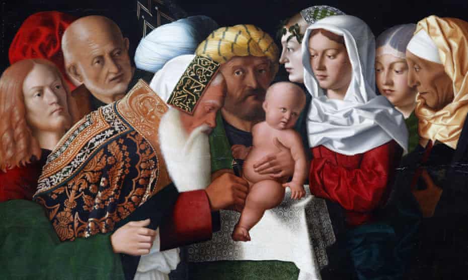 The Circumcision by Bartolomeo Veneto, painted in 1506