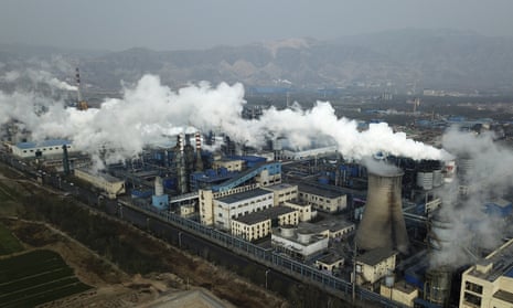 A coal processing plant in Hejin, central China