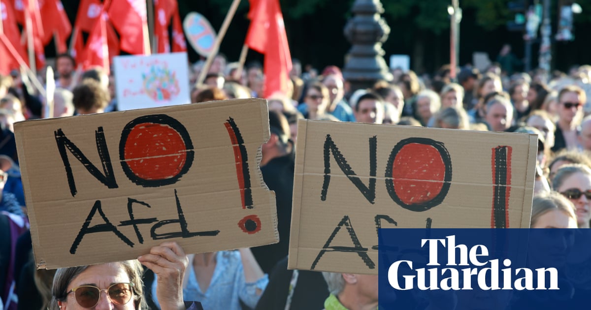 Anti-AfD protests sweep Germany as far right closes in on two more states Anti-AfD protests sweep Germany as far right closes in on two more states