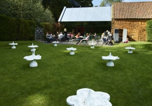 Helen Chadwick’s Piss Flowers sculpture.