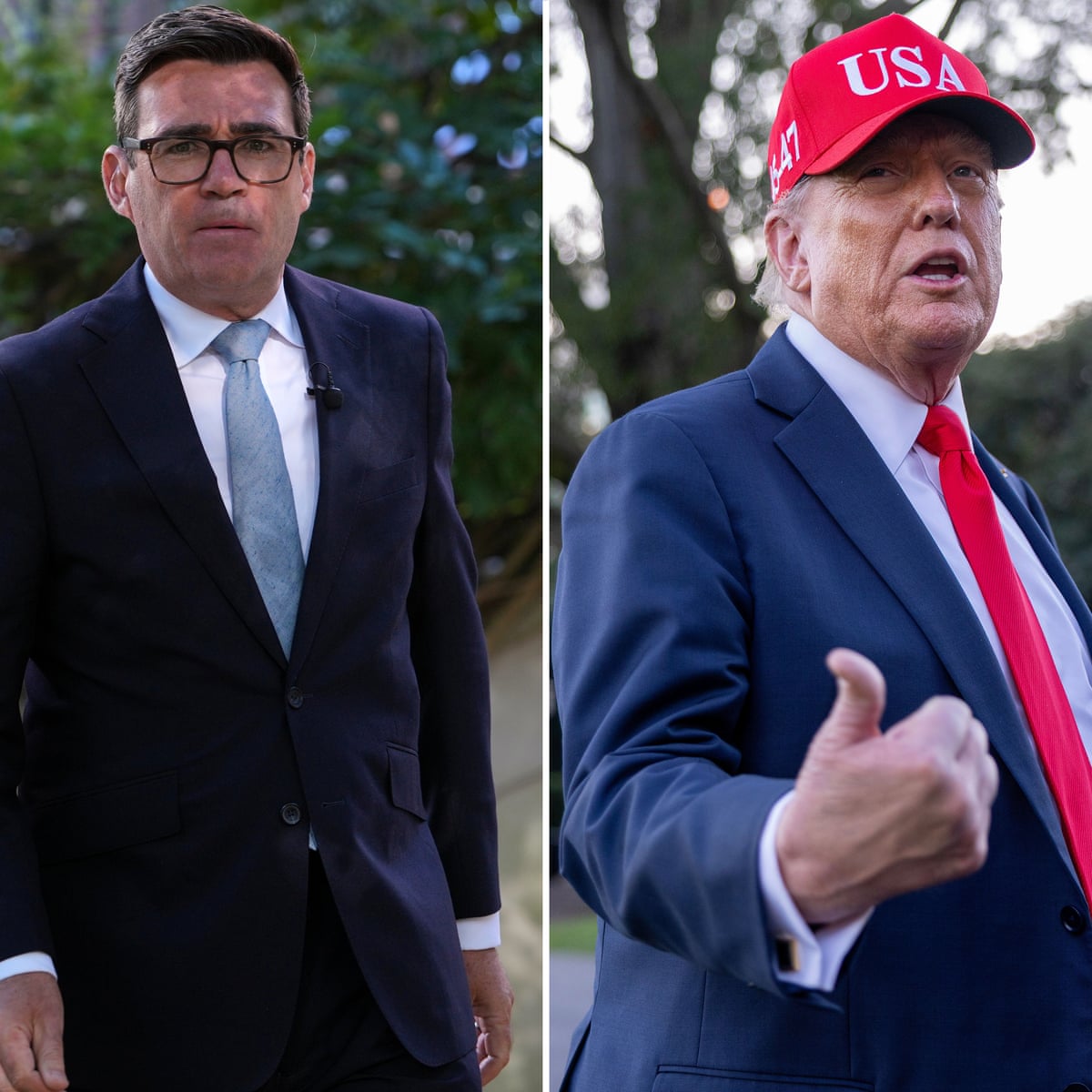 UK officials prepare for potential Trump talks as Burnham plans New York trip | Andy Burnham | The Guardian