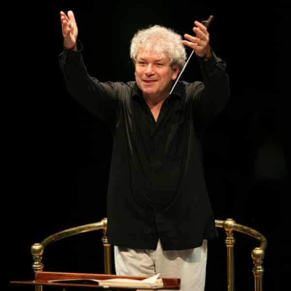 Belohlavek during rehearsals with the BBC Symphony Orchestra in 2007.