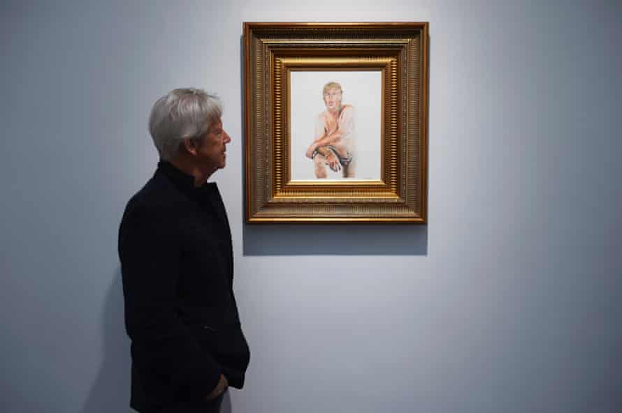 Ilma Gore's painting at the Maddox gallery in central London