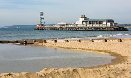 Bournemouth beach and pier