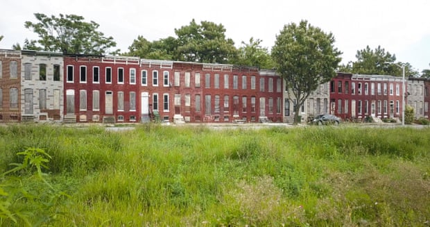 Abandoned properties in Baltimore’s Oliver neighbourhood.