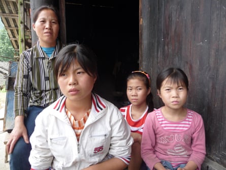 A Chinese woman with three daughters