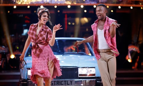 Ellie and Johannes on Strictly