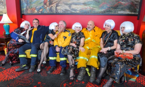 Guests and fireys at the Hydro Majestic for the Roaring 20s festival 2020