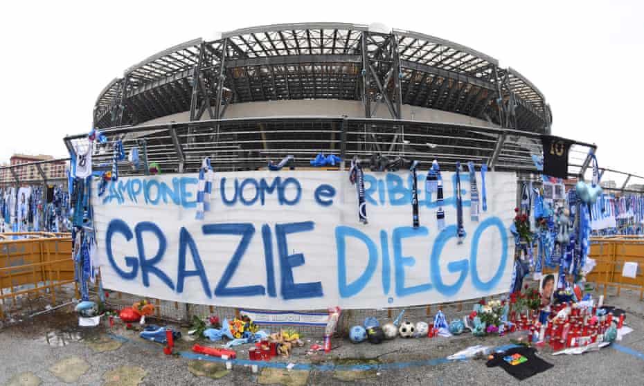 The former Stadio San Paolo has been officially renamed as the Stadio Diego Armando Maradona.