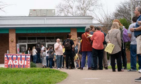 Voters in Austin faced long lines when some workers didn’t show up due to coronavirus fears.