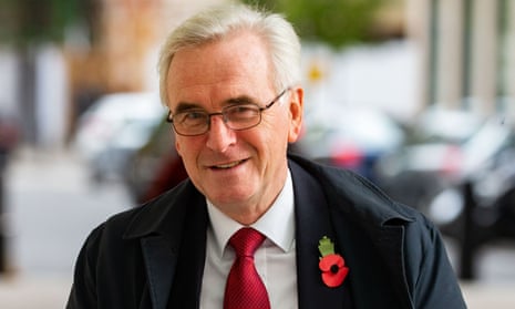 Labour’s John McDonnell has suggested the party could try to include a pledge to reduce the working week at the next election.