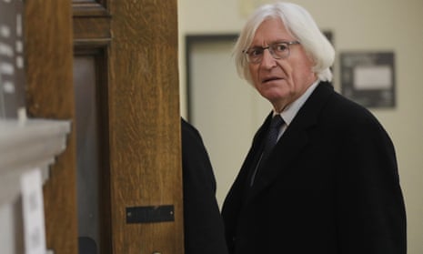 Tom Mesereau, Bill Cosby’s defense lawyer, arrives for Cosby’s sexual assault retrial at the Montgomery County courthouse in Norristown, Pennsylvania, on Tuesday.