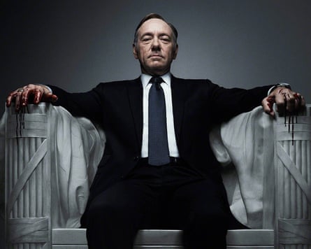 Kevin Spacey in House of Cards.