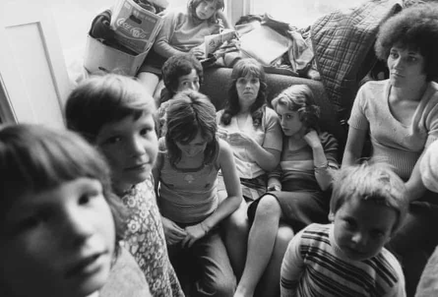 Mothers and children at a women’s refuge in Chiswick, 1974.