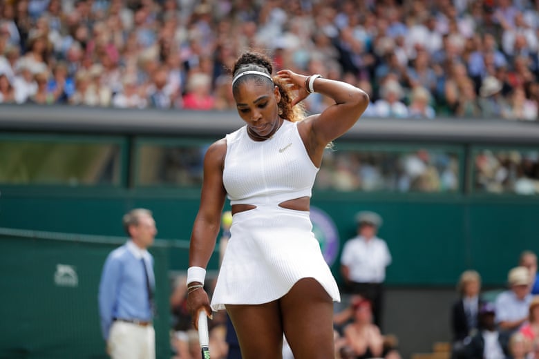 Serena Williams continues to struggle.