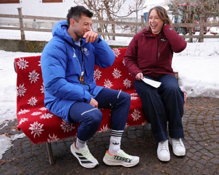 Matt Weston talks to Lizzy Yarnold