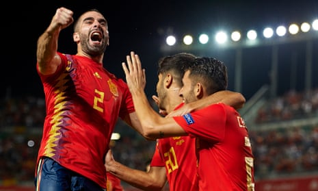 Spain have rattled in the goals against Croatia to take charge of their Nations League group.