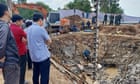 Vietnamese boy trapped in 35-metre concrete pillar dies