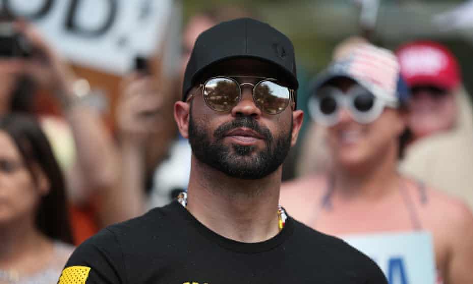 Enrique Tarrio, leader of the Proud Boys, has long been criticized as a key promoter of disinformation about the pandemic and measures to counteract its spread, including masks and lockdowns.